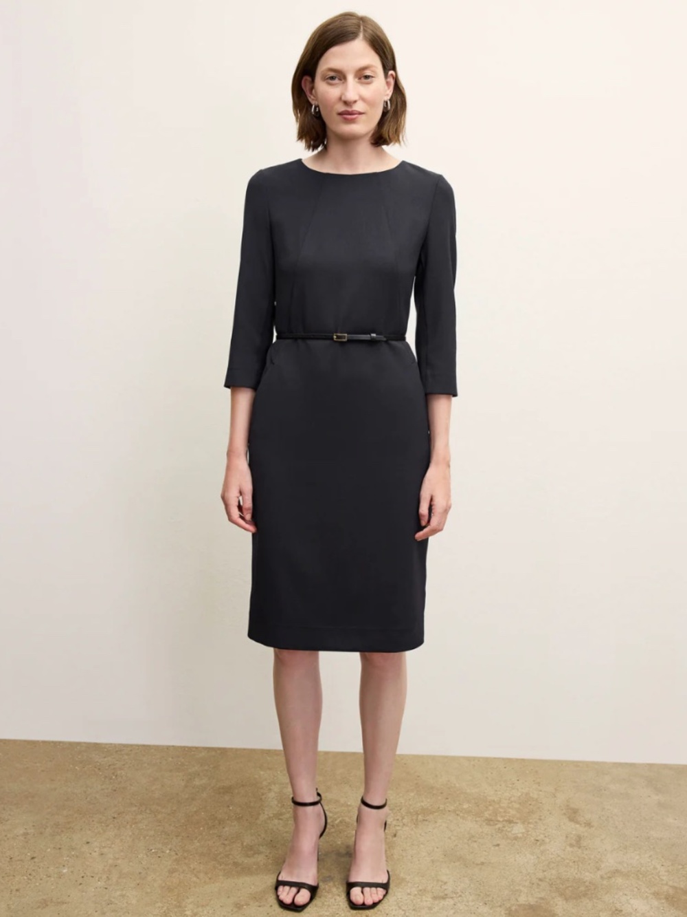 MM Lafleur Etsuko Black Midi Shift Dress - Picture 7 of 8